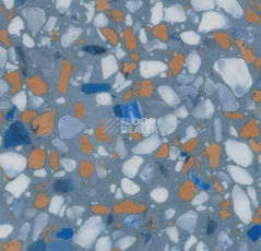 Кварцвиниловые полы Forbo Allura Material 63492DR7-63492DR5 blue terrazzo фото 1 | FLOORDEALER